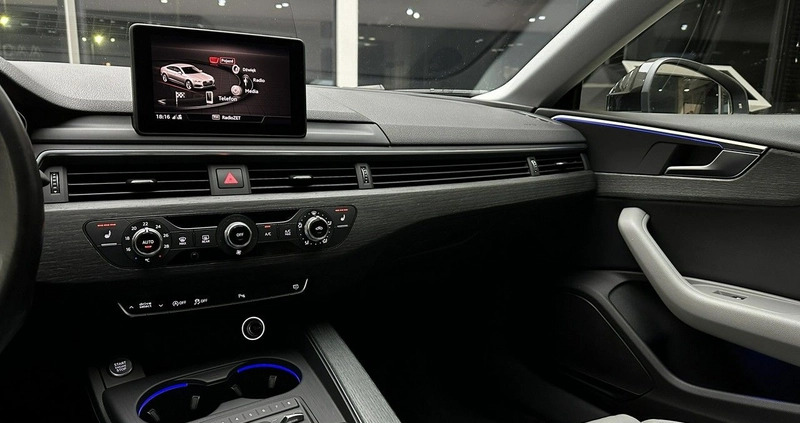 Audi A5 cena 122900 przebieg: 93543, rok produkcji 2018 z Kobyłka małe 781